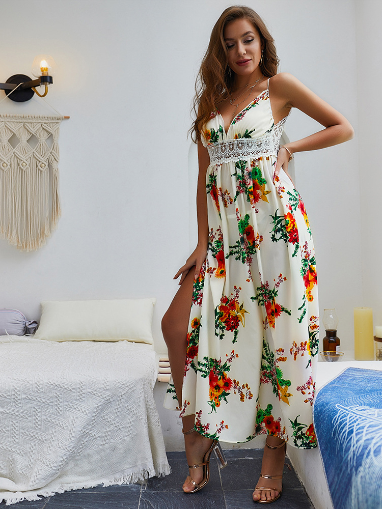 split hem maxi dress