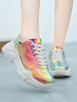 Youthful Colored Breathable Easy Matching Sneakers