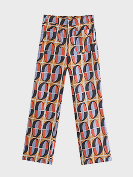 Street Printed Colorful Long Pant For Women
