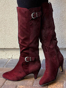 Autumn Fashion Trendy Plush Cotton Mid Calf Boots