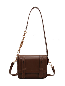 Simple Solid Chain Hollow Out Shoulder Bags