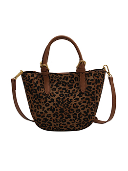 Hot Sale Leopard Bucket Fall Tote Bag