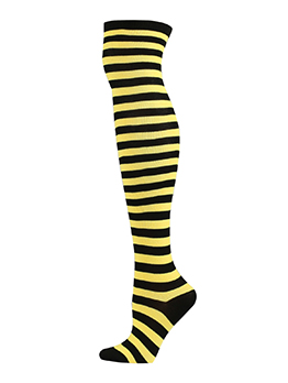Cartoon Contrast Color Striped Breathable Socks
