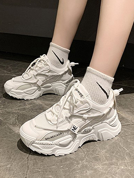 Trendy Spring Gauze Breathable Casual Sneakers
