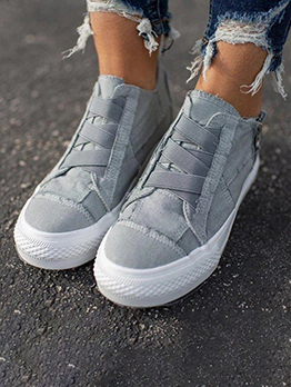 Contrast Color New Flat Exercise Sneakers Shoes