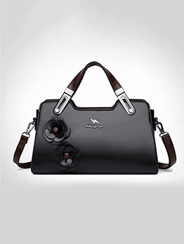 Flower Patchwork Large Shoulder Bag Handbag For Women