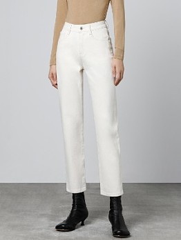 Straight Leg High Waist Cropped Jeans